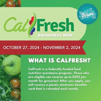 UCSB Calfresh Awareness Week, What is Calfresh? 